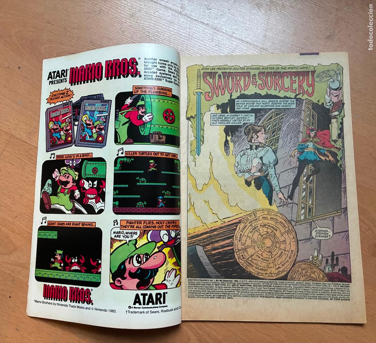 C&oacute;mics: DOCTOR STRANGE, MARVEL ,COMIC USA, Numero 68 - Foto 4