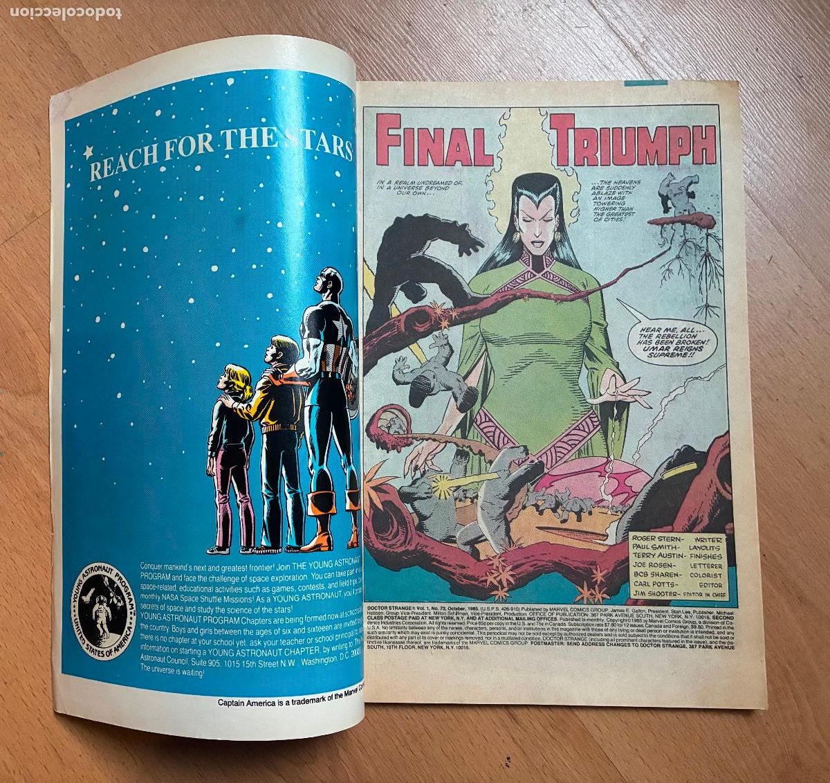C&oacute;mics: DOCTOR STRANGE, MARVEL COMIC USA, Numero 73 - Foto 3