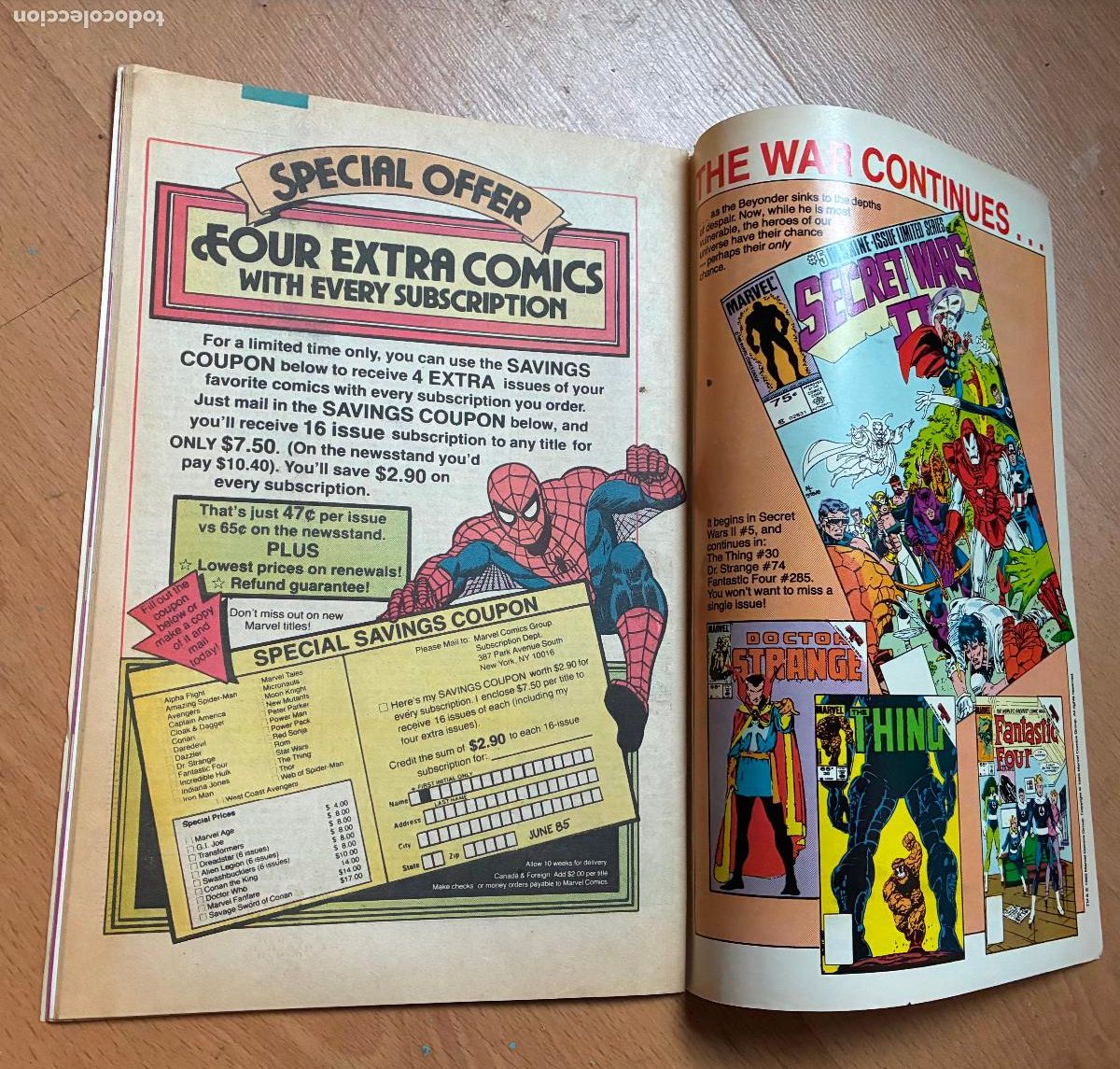 C&oacute;mics: DOCTOR STRANGE, MARVEL COMIC USA, Numero 73 - Foto 5