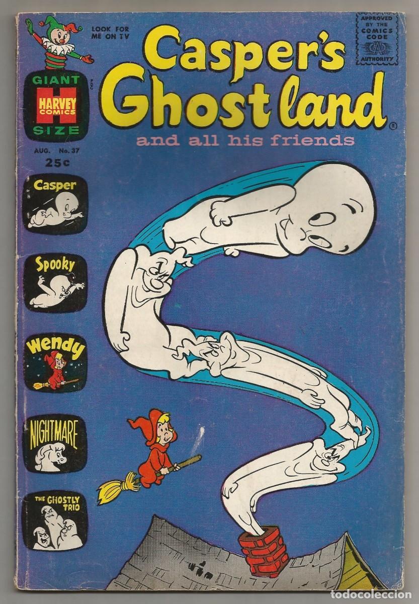 C&oacute;mics: CASPERS GHOSTLAND #37 FN(6.0), HARVEY COMICS 1967 - Foto 1