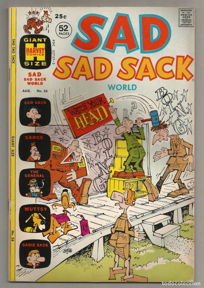 C&oacute;mics: SAD SAD SACK WORLD #38, HARVEY COMICS 1972 - Foto 1