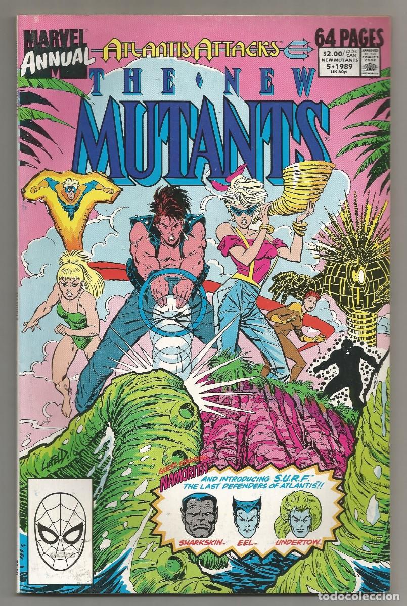 C&oacute;mics: NEW MUTANTS ANNUAL #5 NM, MARVEL COMICS 1989 - Foto 1