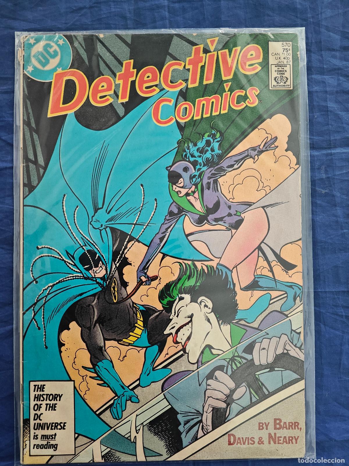 C&oacute;mics: Detective Comics #570 de DC Comics, publicado en enero de 1987. - Foto 1