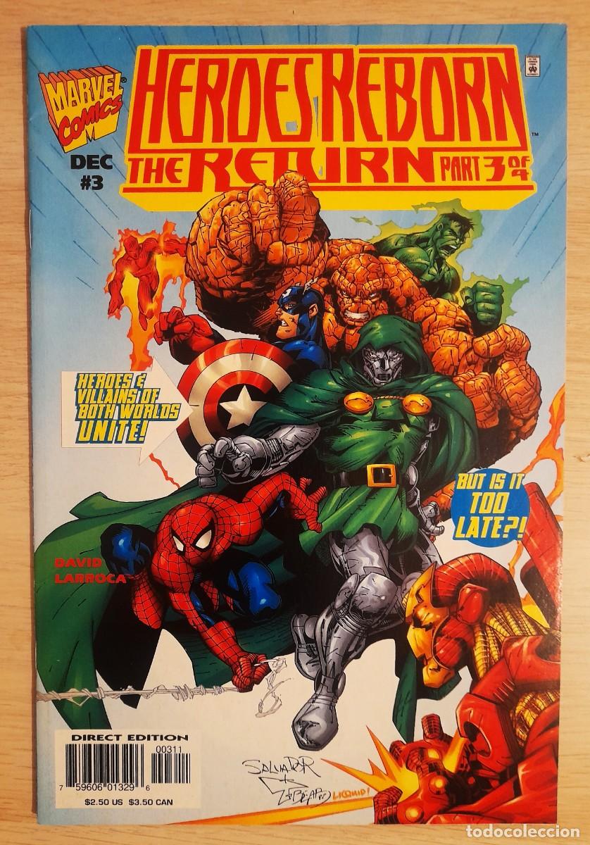 C&oacute;mics: Heroes Reborn : The Return - Coleccion Completa de 4 Comics - Marvel - Foto 3