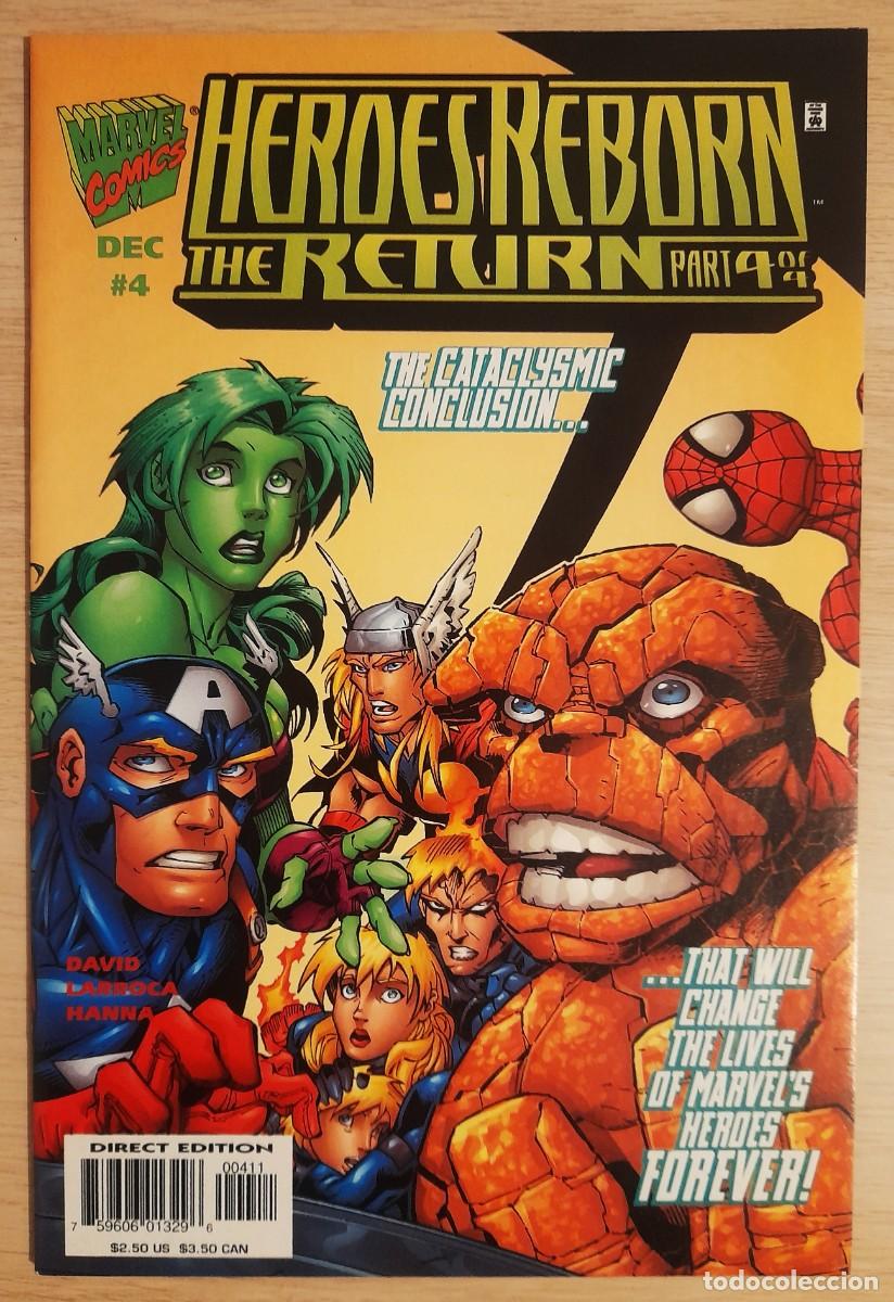 C&oacute;mics: Heroes Reborn : The Return - Coleccion Completa de 4 Comics - Marvel - Foto 4