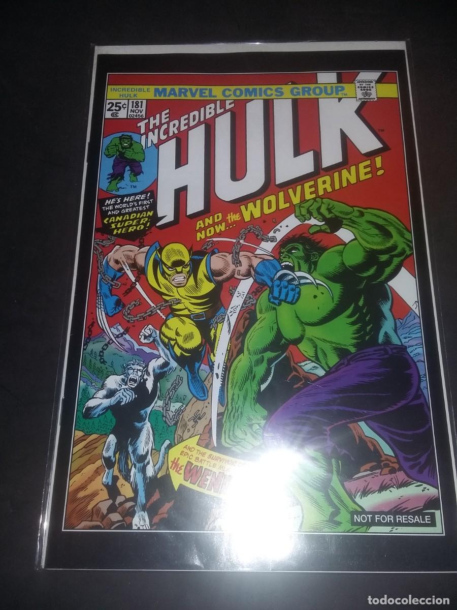 C&oacute;mics: Incredible Hulk 181 VF- Hasbro reprint - Foto 1