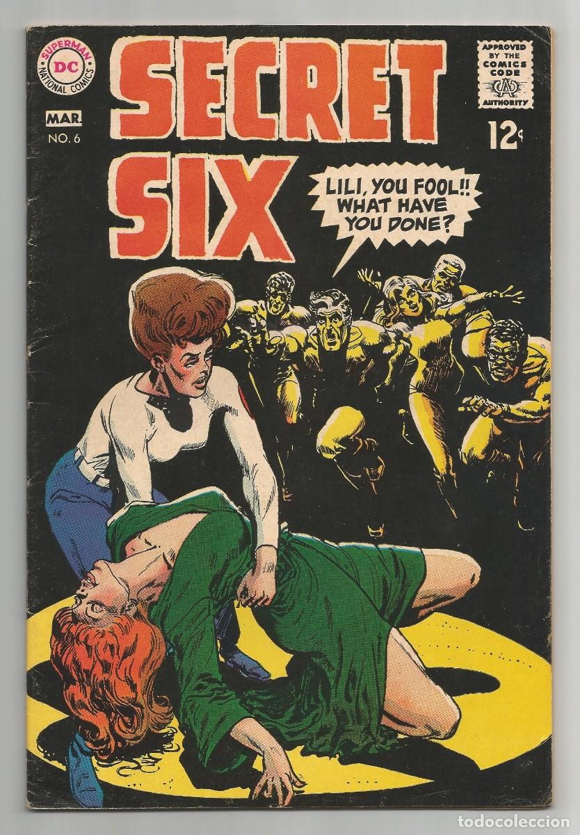 C&oacute;mics: SECRET SIX #6, DC COMICS 1969 - Foto 1