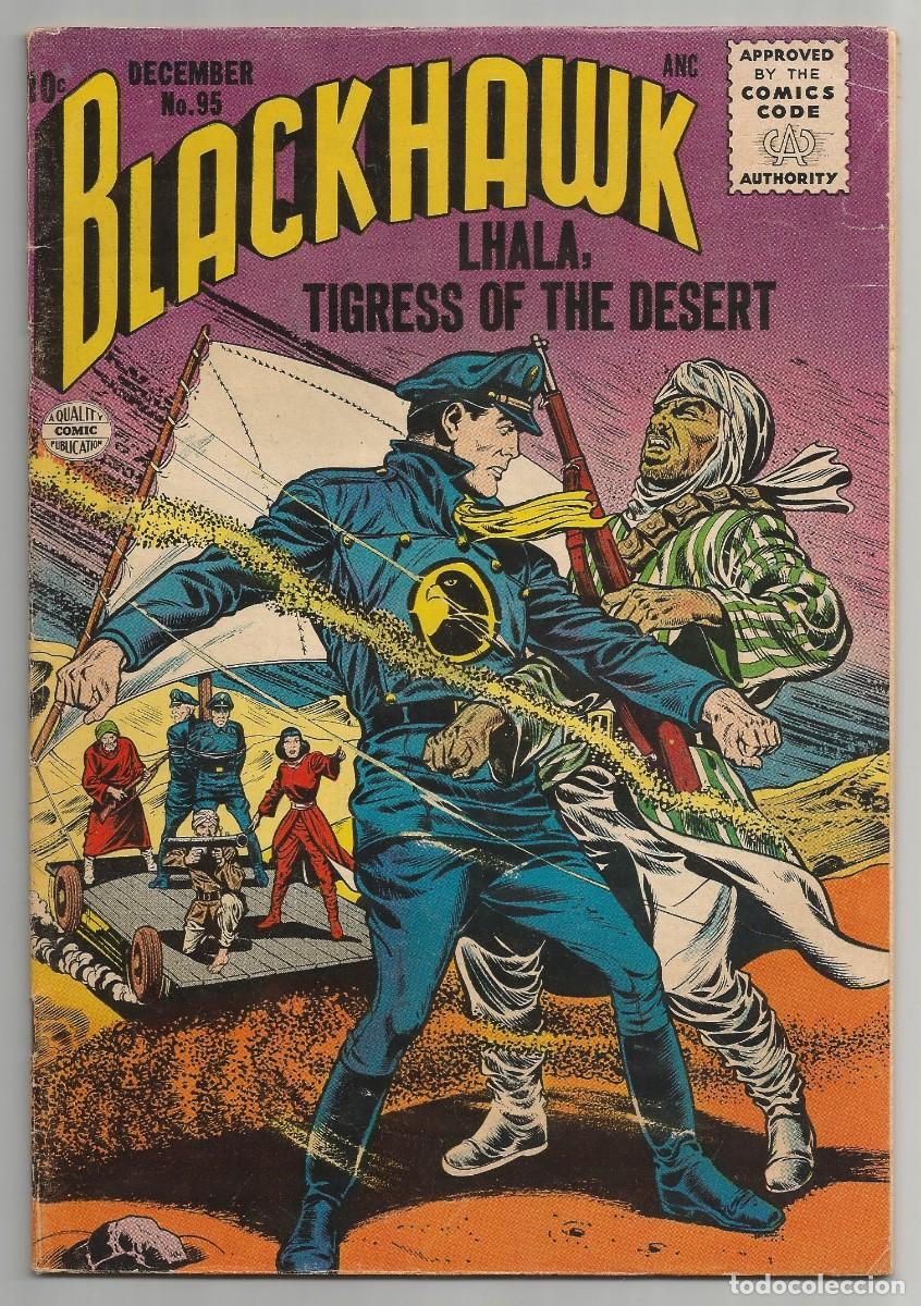 C&oacute;mics: BLACKHAWK #95 VG/FN(5.0), QUALITY COMICS 1955 - Foto 1