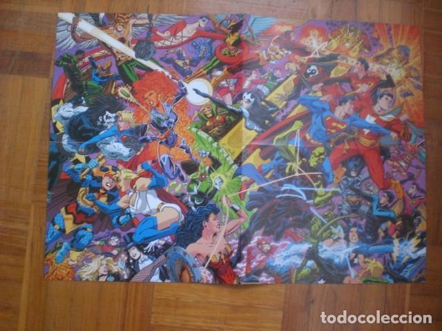 C&oacute;mics: p&oacute;ster superh&eacute;roes DC - Foto 1