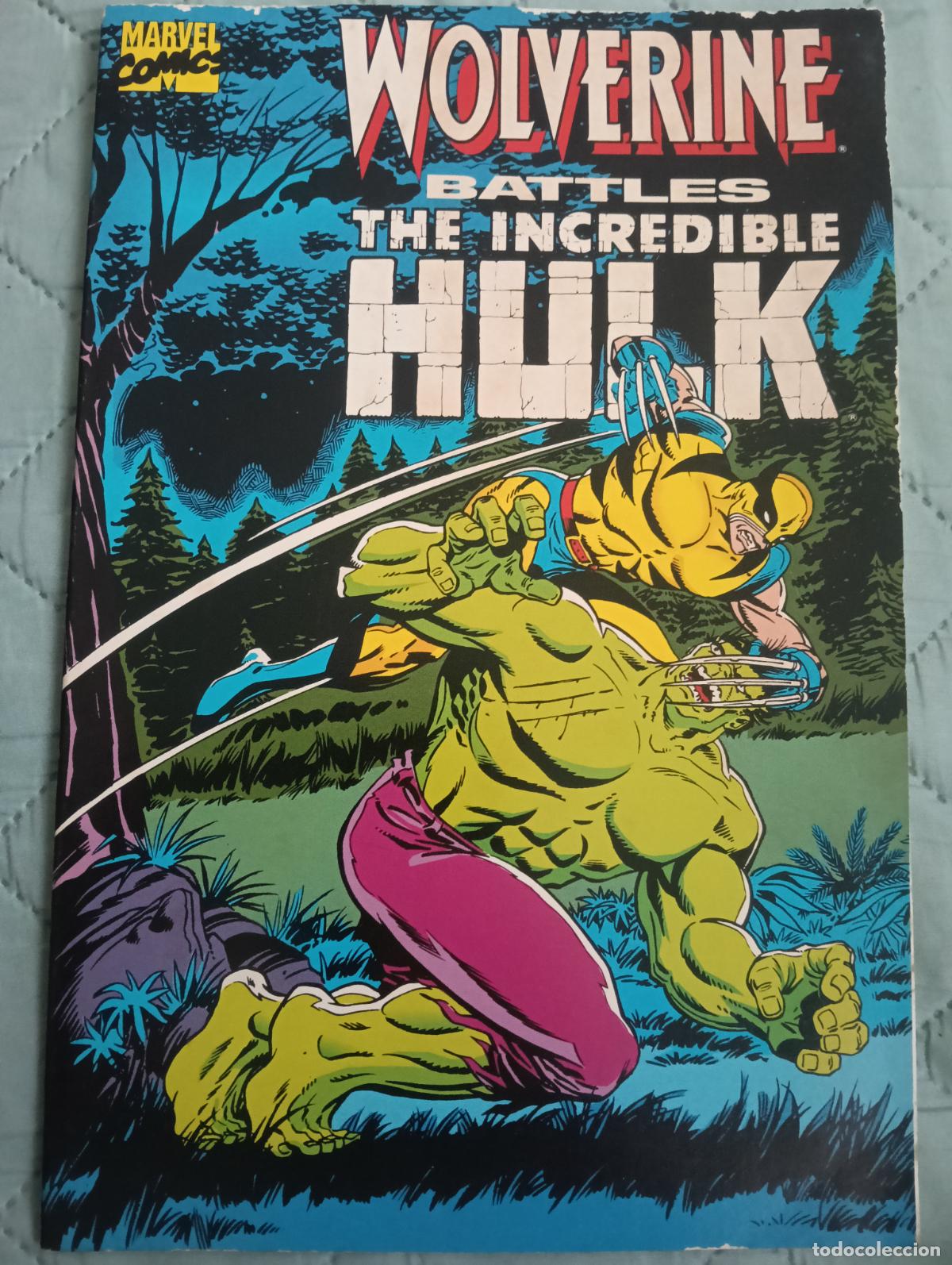 C&oacute;mics: Wolverine Battles the Incredible Hulk MARVEL ( original ) - Foto 1