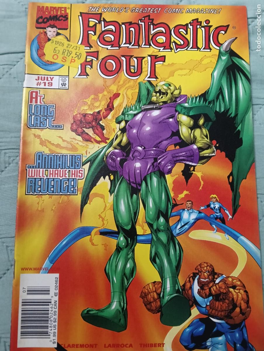 C&oacute;mics: Fantastic Four N&ordm; 19 Marvel Original - Foto 1