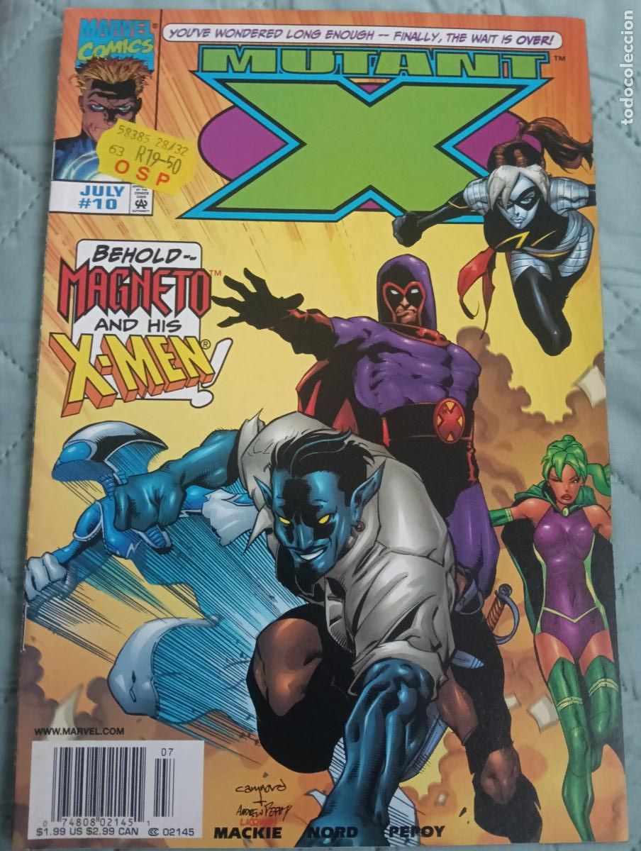 C&oacute;mics: Mutant X N&ordm; 10 Marvel Original - Foto 1