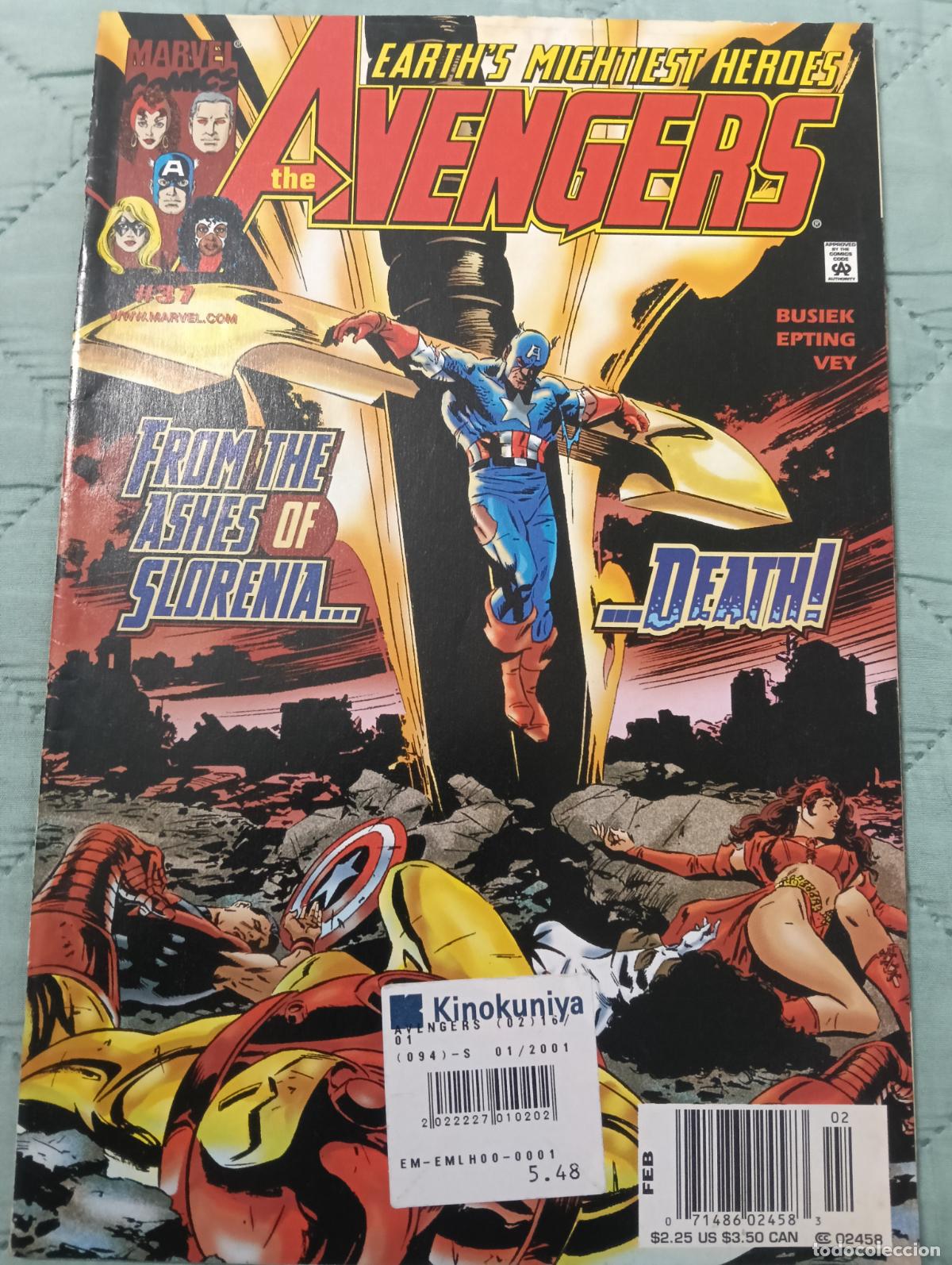 C&oacute;mics: The Avengers N&ordm; 37 Marvel Original - Foto 1