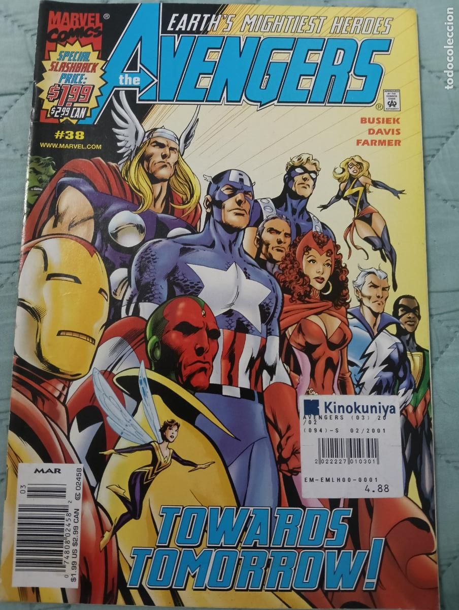 C&oacute;mics: The Avengers N&ordm; 38 Marvel Original - Foto 1