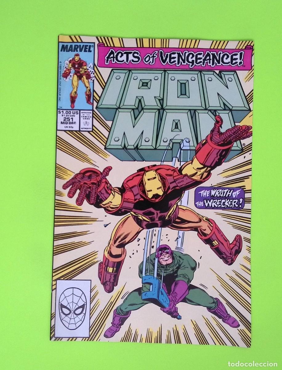 C&oacute;mics: Iron Man #251 Vol. 1 1990 Marvel Comics - Foto 1