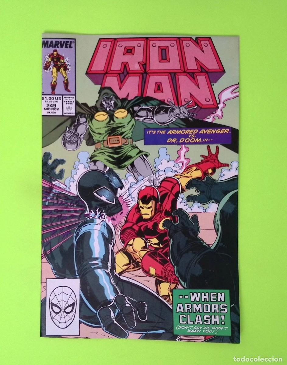 C&oacute;mics: Iron Man #249 Vol. 1 1989 Marvel Comics - Foto 1