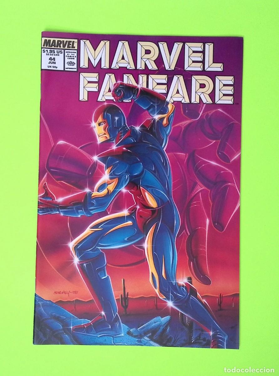 C&oacute;mics: Marvel Fanfare Comic Book #44 Marvel Comics Iron Man - Foto 1
