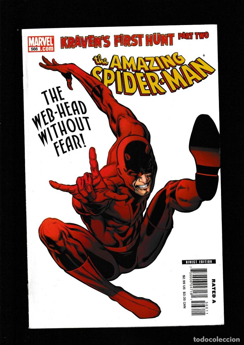 C&oacute;mics: AMAZING SPIDER-MAN 566 - MARVEL 2008 VFN / DAREDEVIL - Foto 1