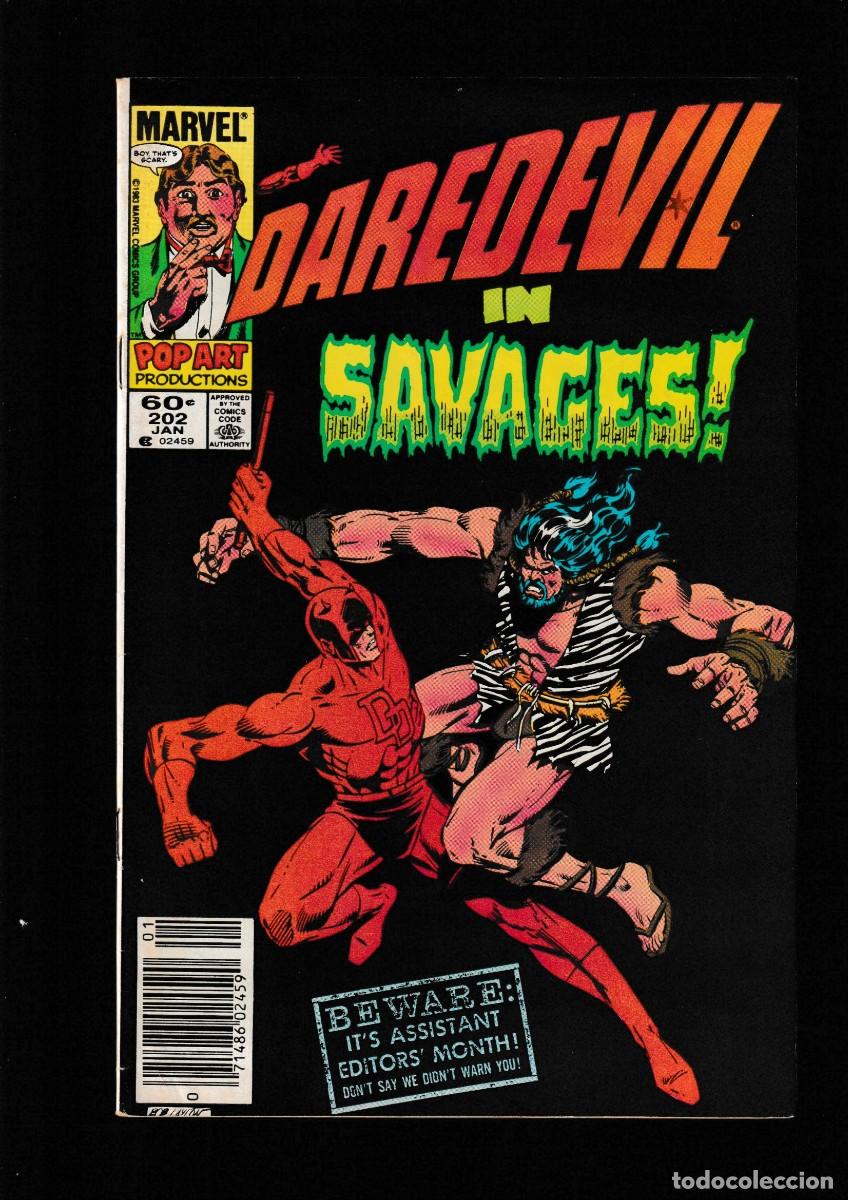 C&oacute;mics: DAREDEVIL 202 - MARVEL 1984 FN/VFN / ONEIL & JOHNSON - Foto 1