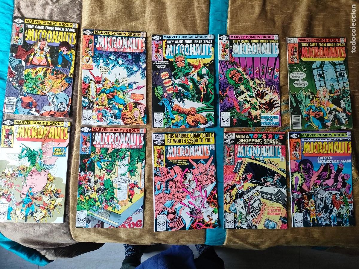 C&oacute;mics: Micronauts lote 49 n&uacute;meros en ingl&eacute;s Marvel - Foto 1