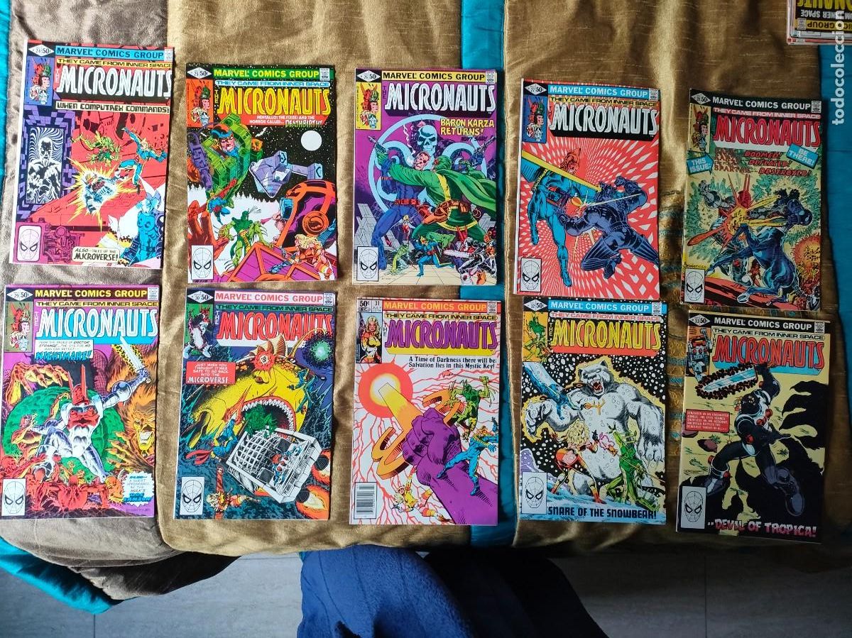 C&oacute;mics: Micronauts lote 49 n&uacute;meros en ingl&eacute;s Marvel - Foto 2