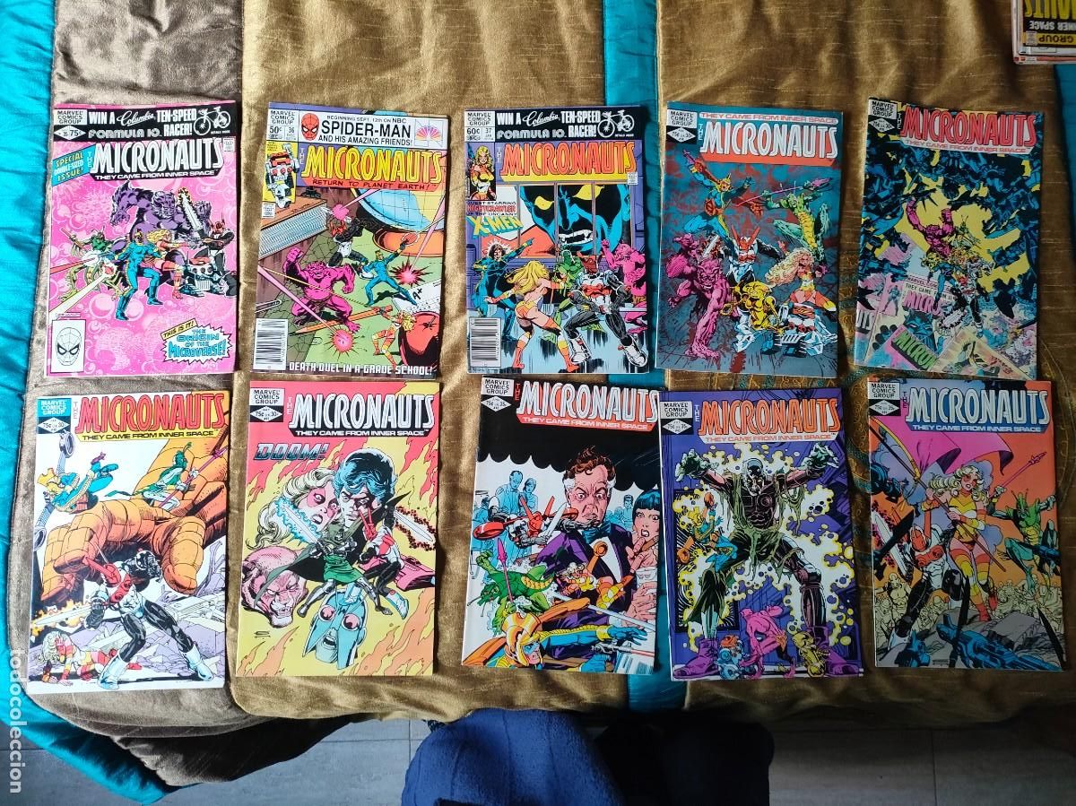 C&oacute;mics: Micronauts lote 49 n&uacute;meros en ingl&eacute;s Marvel - Foto 3