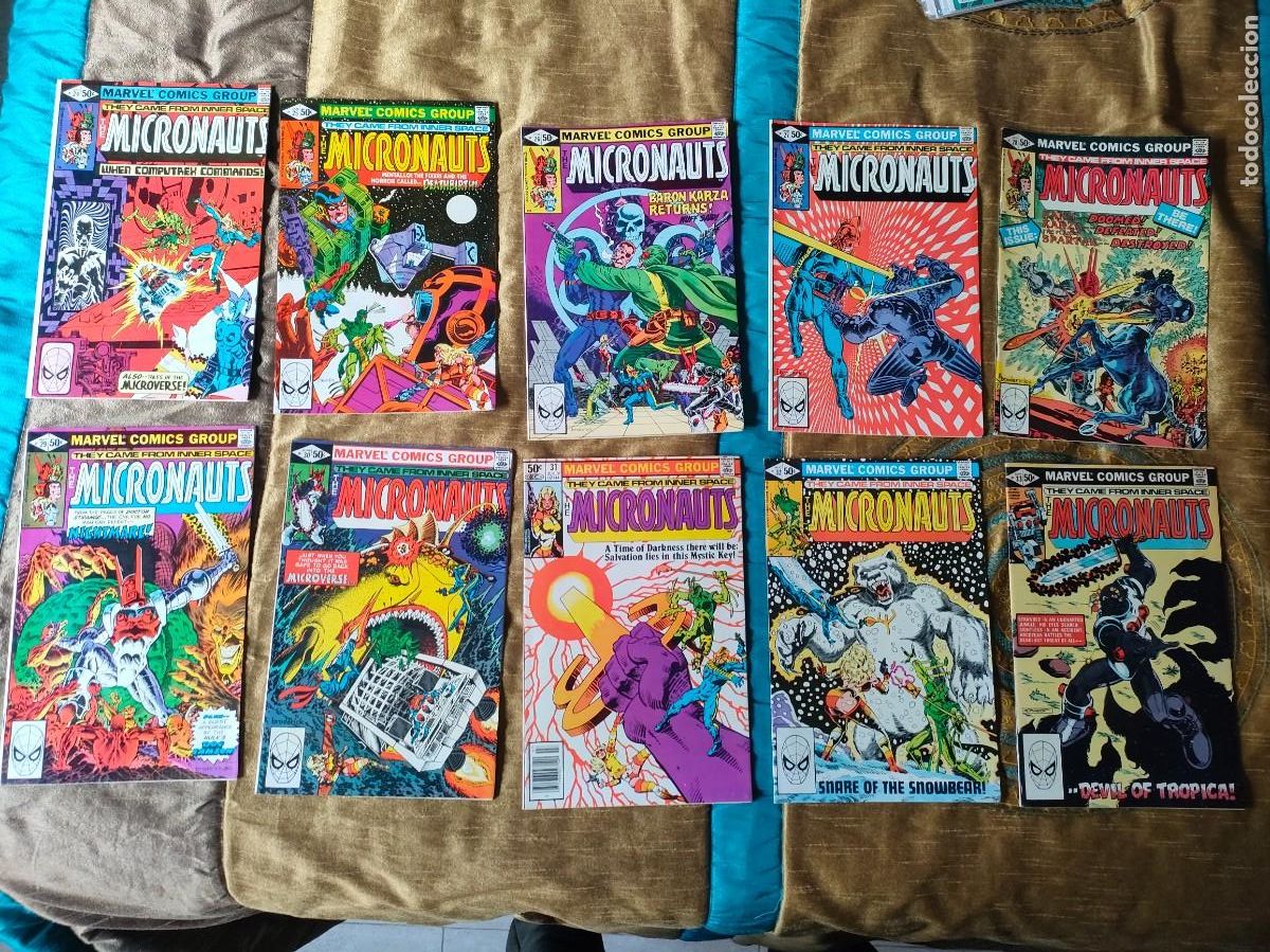 C&oacute;mics: Micronauts lote 49 n&uacute;meros en ingl&eacute;s Marvel - Foto 4