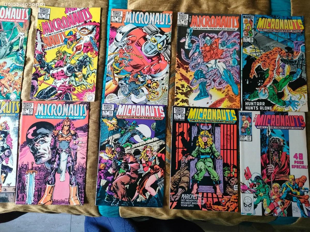 C&oacute;mics: Micronauts lote 49 n&uacute;meros en ingl&eacute;s Marvel - Foto 6