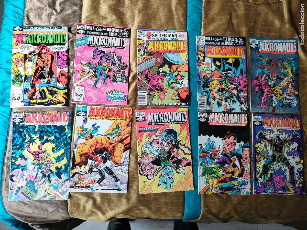 C&oacute;mics: Micronauts lote 49 n&uacute;meros en ingl&eacute;s Marvel - Foto 7