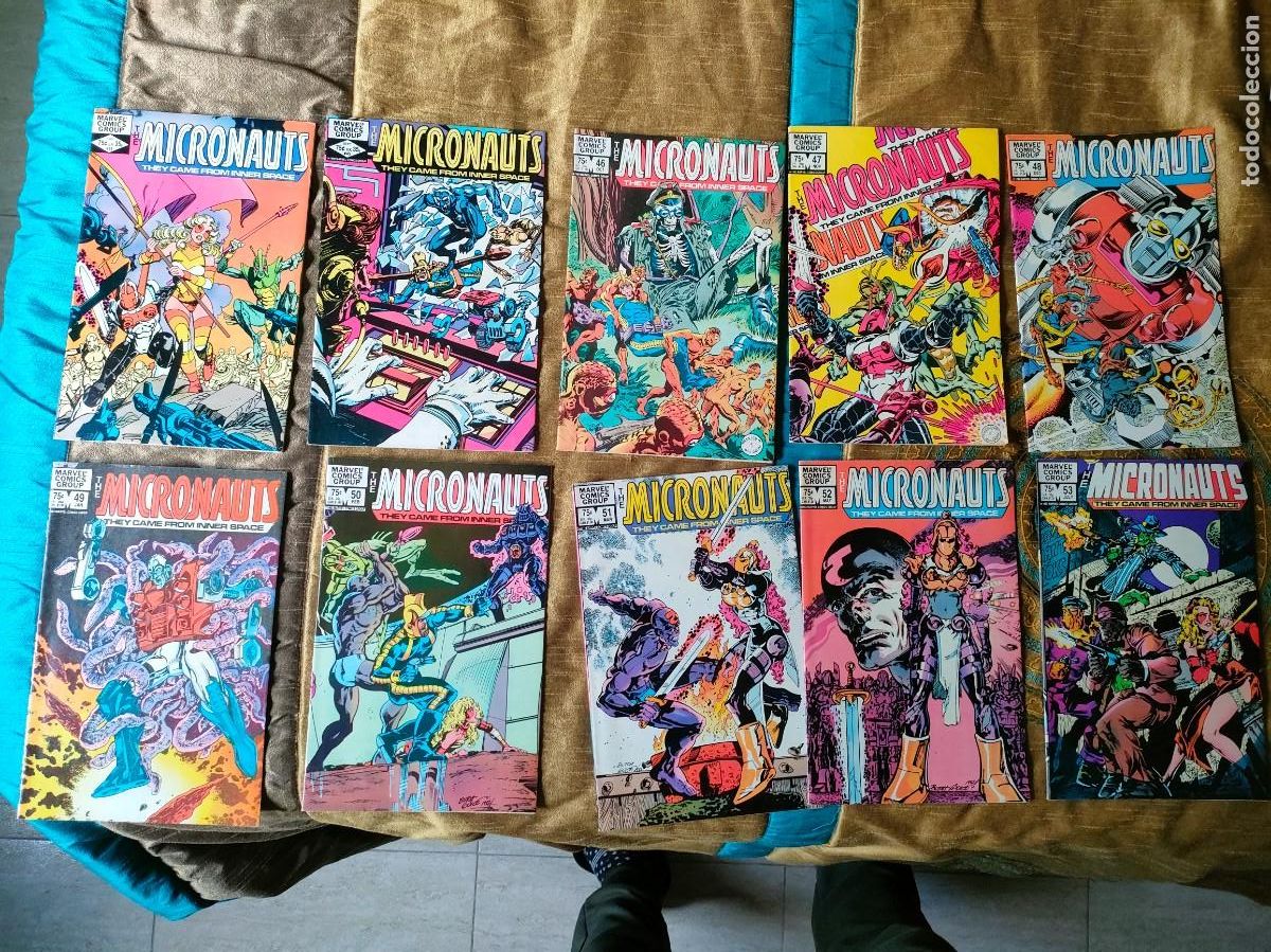 C&oacute;mics: Micronauts lote 49 n&uacute;meros en ingl&eacute;s Marvel - Foto 8