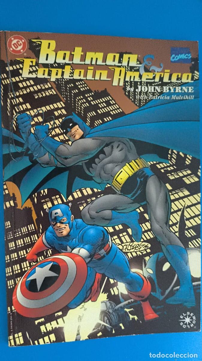 C&oacute;mics: Batman & captain America - John Byrne - Prestige Marvel y Dc Comics - Foto 1