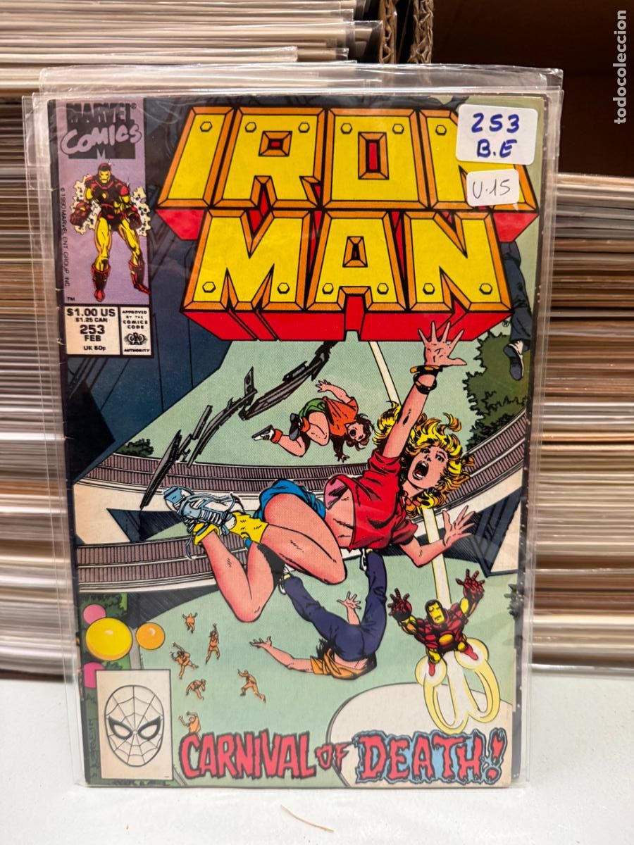 C&oacute;mics: IRON MAN MARVEL COMICS NUMERO 253 - Foto 1
