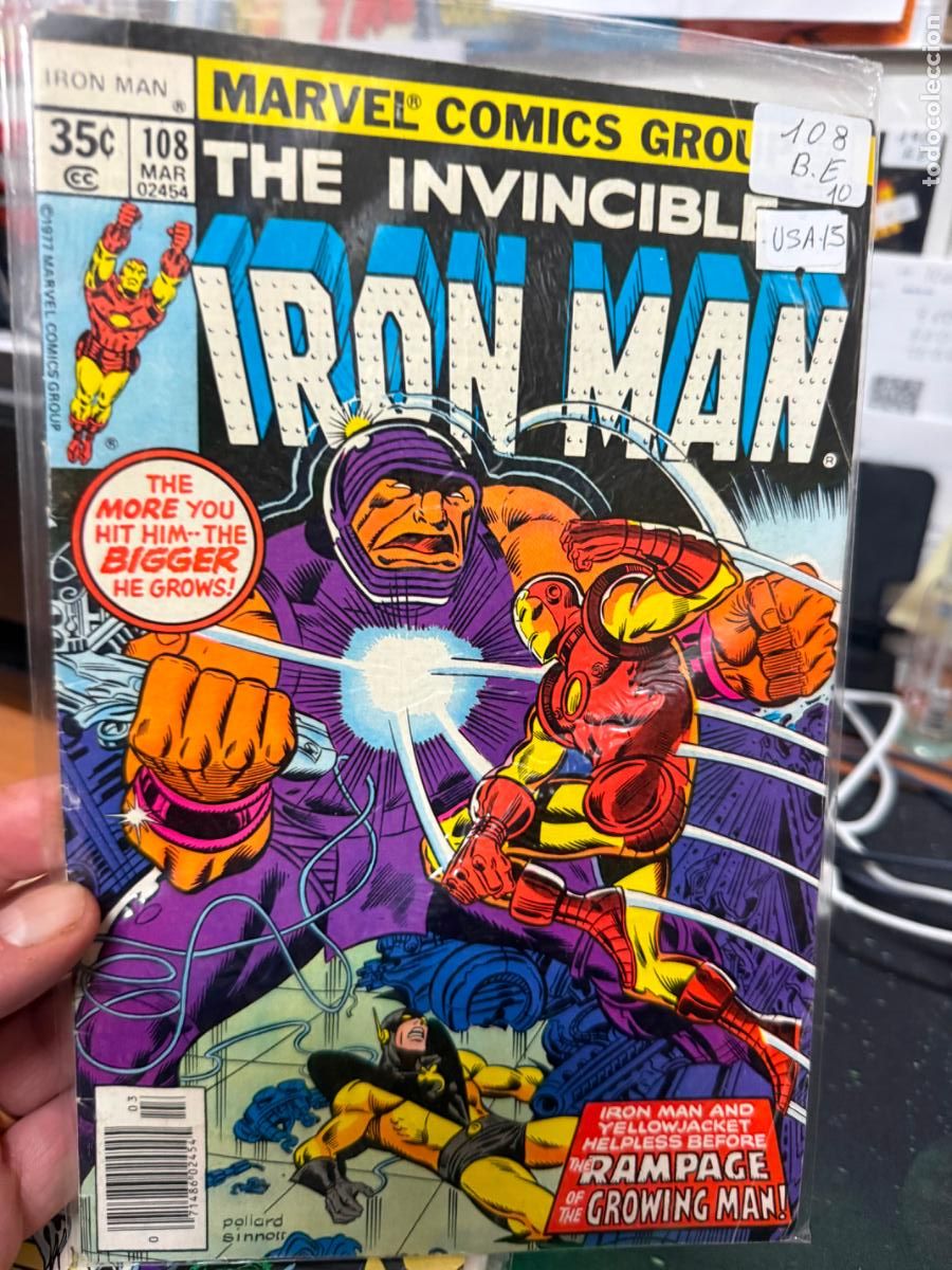C&oacute;mics: IRON MAN MARVEL COMICS NUMERO 108