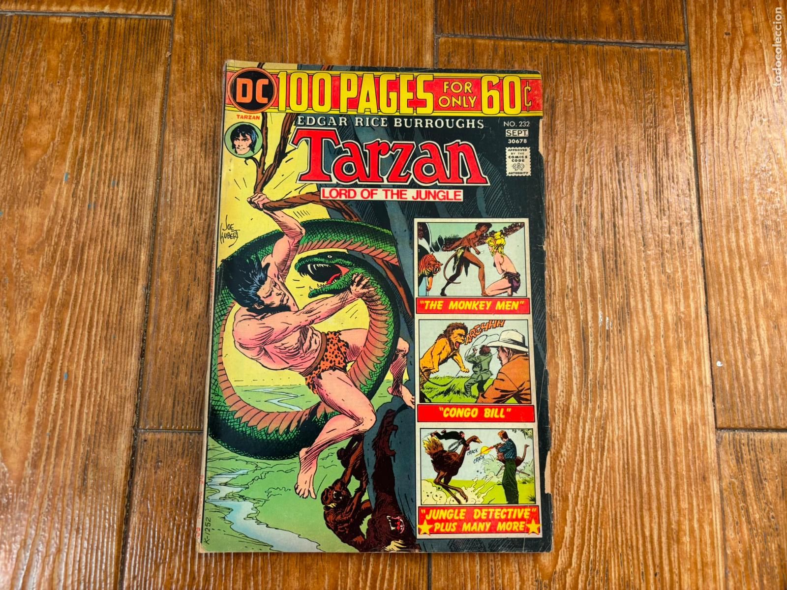 C&oacute;mics: TARZAN OF THE APES N&ordm; 232 DC USA 1972