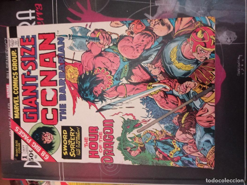C&oacute;mics: CONAN THE BARBARIAN GIANT-SIZE COMPLETA 5N&ordm; MARVEL - Foto 2