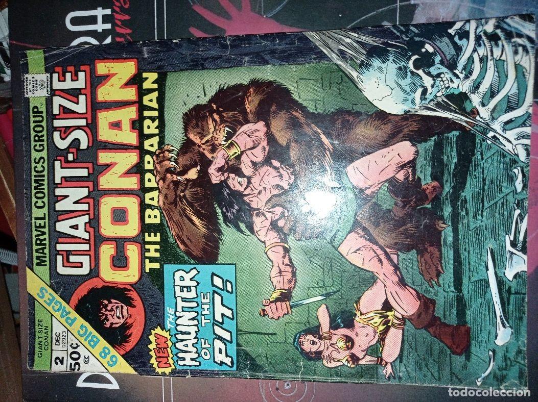 C&oacute;mics: CONAN THE BARBARIAN GIANT-SIZE COMPLETA 5N&ordm; MARVEL - Foto 3