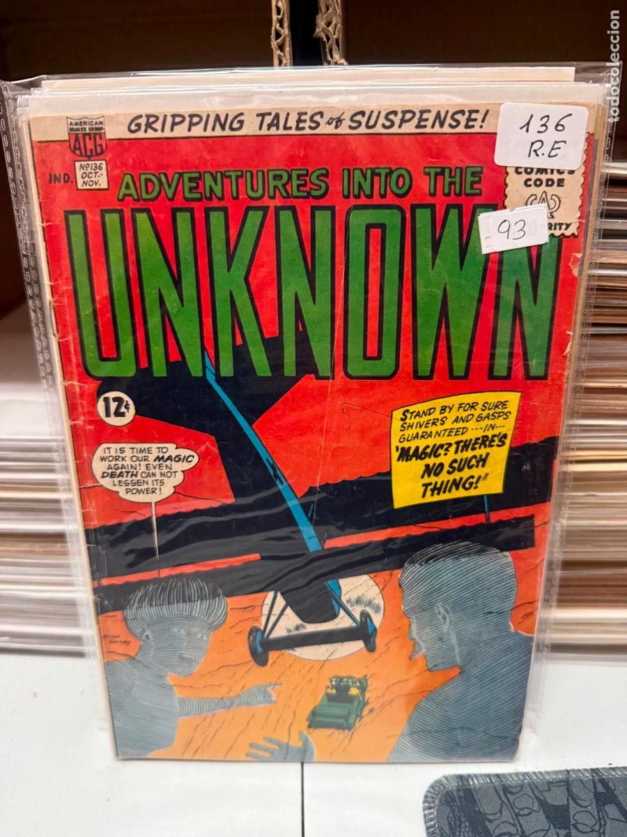 C&oacute;mics: ADVENTURES INTO THE UNKNOWN ACG NUMERO 136 - Foto 1