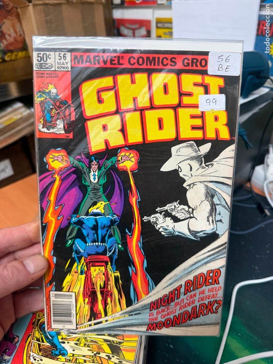 C&oacute;mics: GHOST RIDER MARVEL COMICS NUMERO 56
