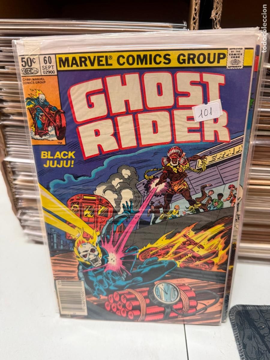 C&oacute;mics: GHOST RIDER MARVEL COMICS NUMERO 60