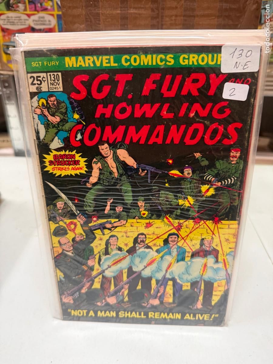 C&oacute;mics: SGT. FURY HOWLING COMMANDOS MARVEL COMICS NUMERO 130 - Foto 1