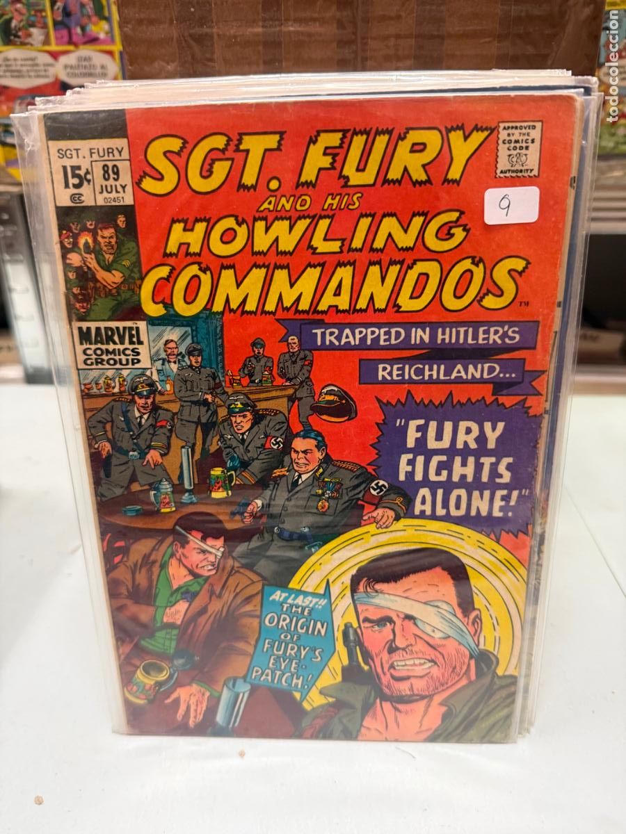 C&oacute;mics: SGT. FURY HOWLING COMMANDOS MARVEL COMICS NUMERO 89 - Foto 1