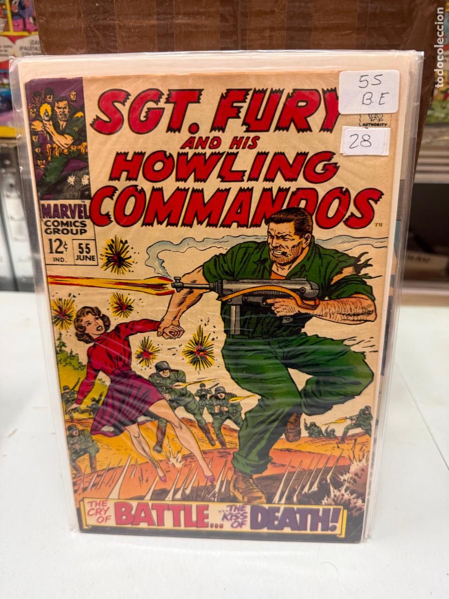 C&oacute;mics: SGT. FURY HOWLING COMMANDOS MARVEL COMICS NUMERO 55 - Foto 1
