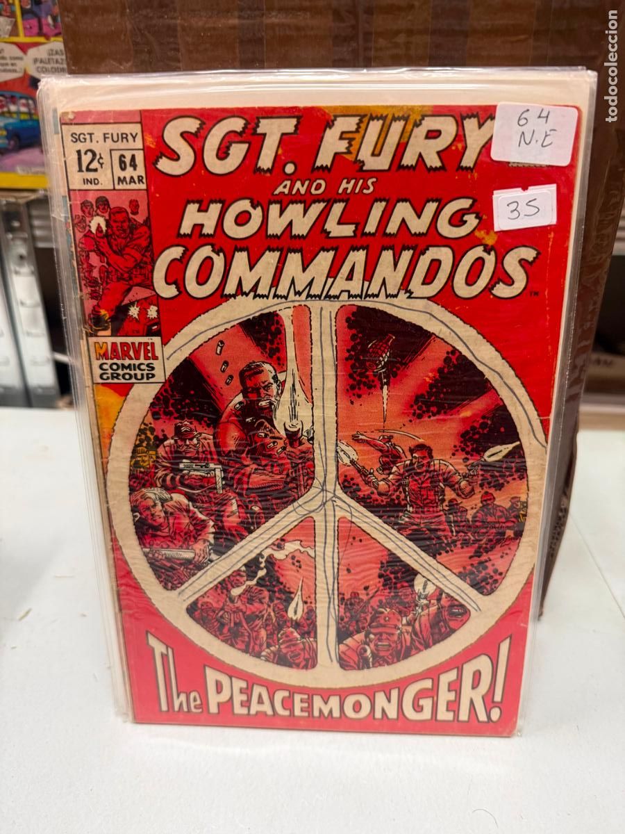 C&oacute;mics: SGT. FURY HOWLING COMMANDOS MARVEL COMICS NUMERO 64 - Foto 1