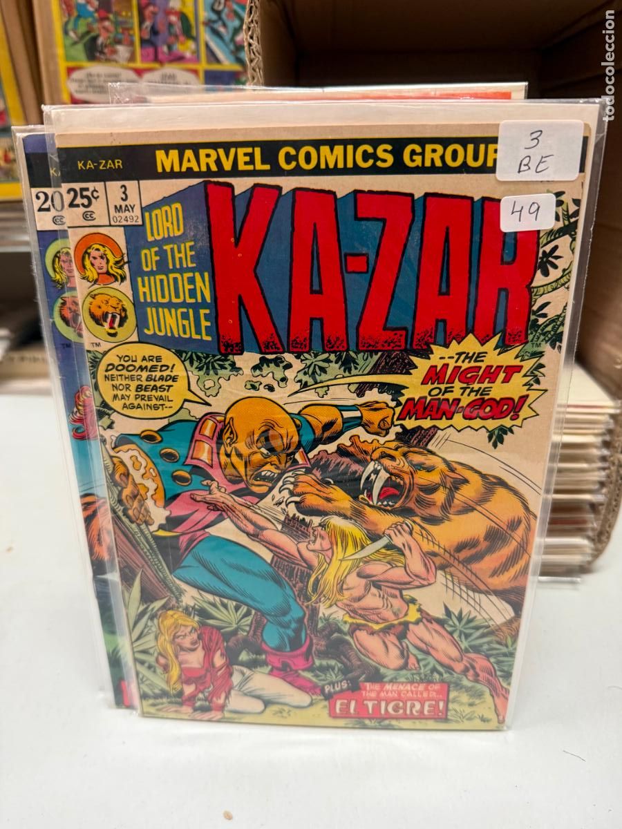 C&oacute;mics: KA-ZAR MARVEL COMICS NUMERO 3 - Foto 1