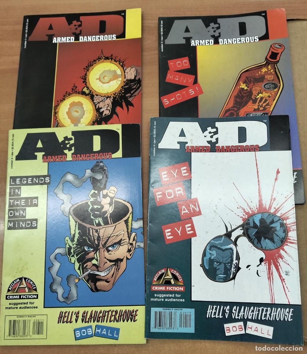 C&oacute;mics: ARMED & DANGEROUS: HELL&acute;S SLAUGHTERHOUSE, by Bob Hall. ACCLAIM COMICS - Foto 1