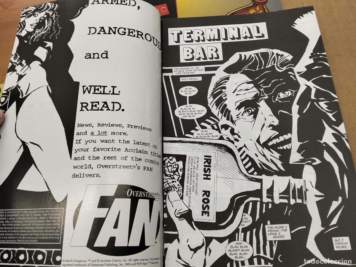 C&oacute;mics: ARMED & DANGEROUS: HELL&acute;S SLAUGHTERHOUSE, by Bob Hall. ACCLAIM COMICS - Foto 2