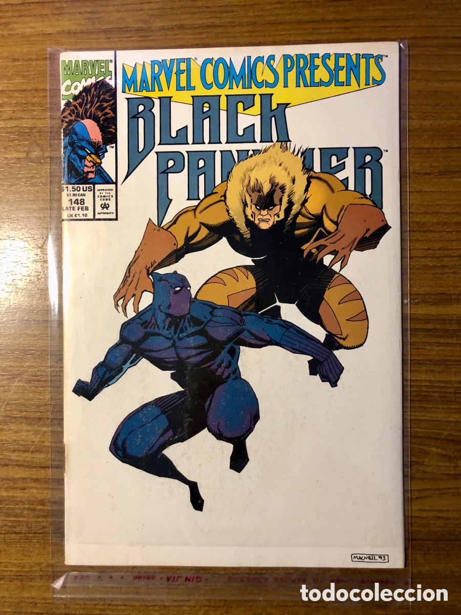 C&oacute;mics: MARVEL COMICS PRESENTS,BLACK PANTHER ,NUMERO 148,(MARVEL COMICS) - Foto 2