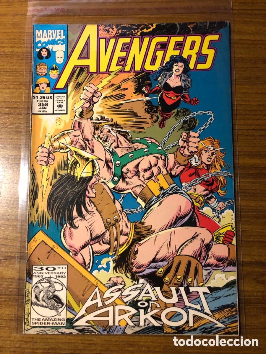C&oacute;mics: AVENGERS,NUMERO 358,(MARVEL COMICS) - Foto 1
