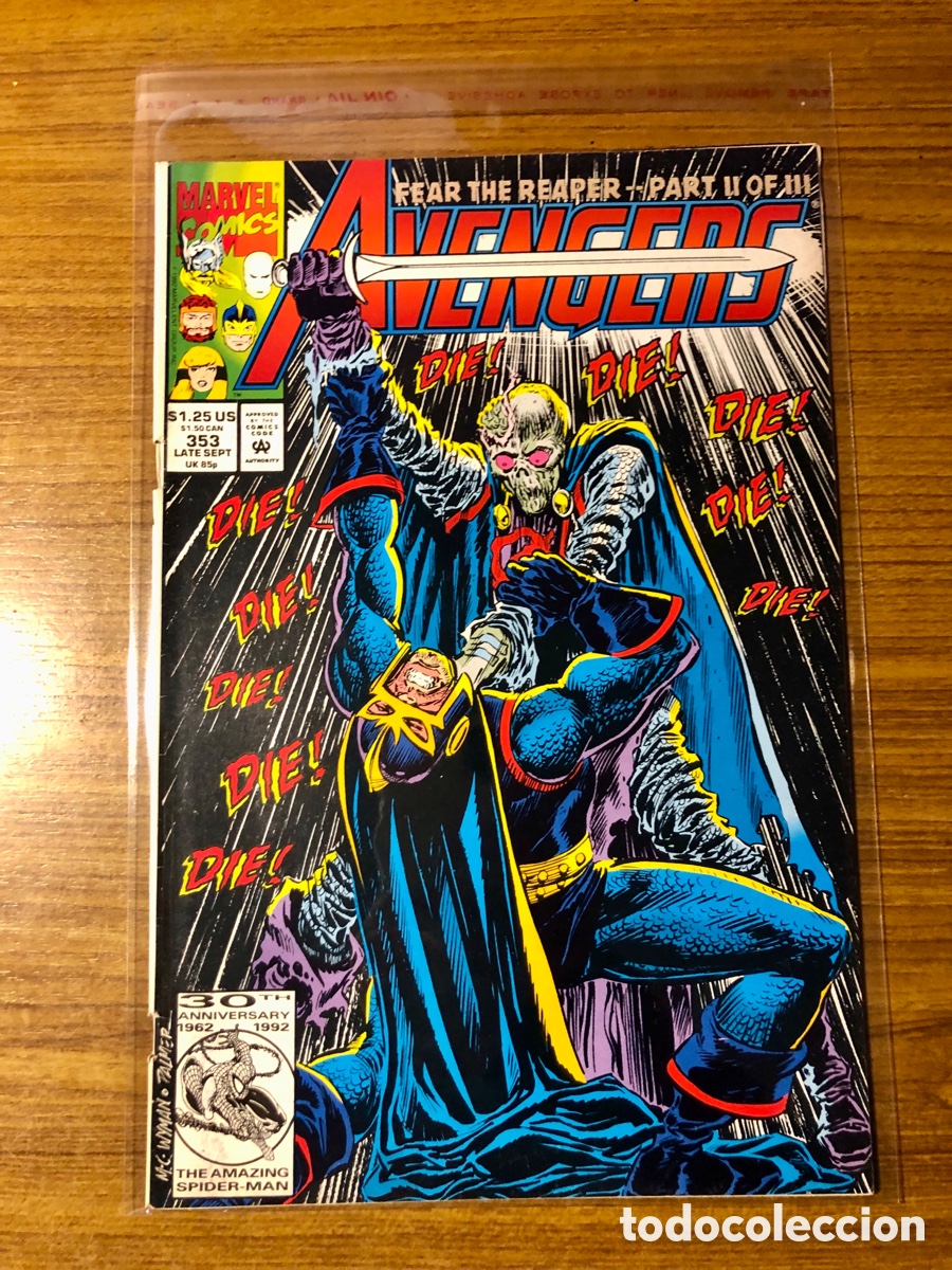 C&oacute;mics: AVENGERS,NUMERO 353,(MARVEL COMICS) - Foto 1