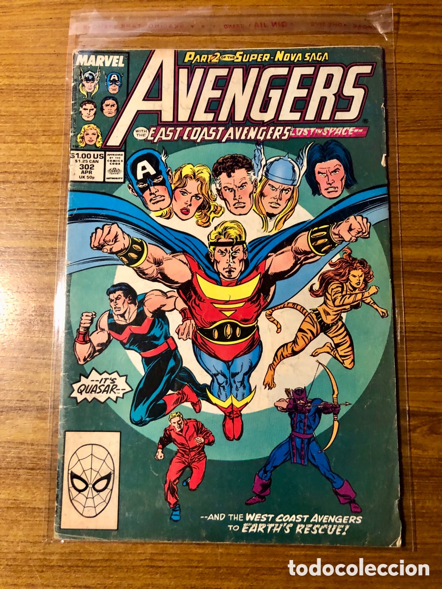 C&oacute;mics: AVENGERS,NUMERO 302,(MARVEL COMICS) - Foto 1
